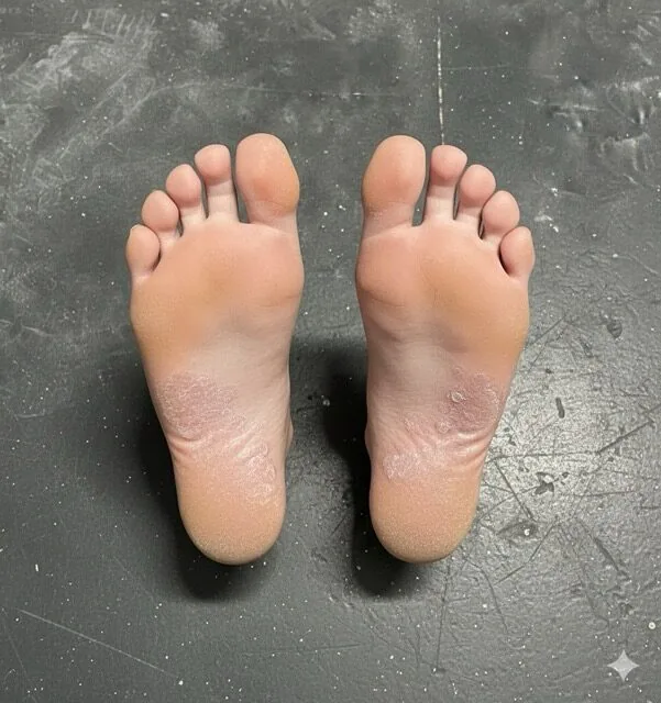 Feet, back view