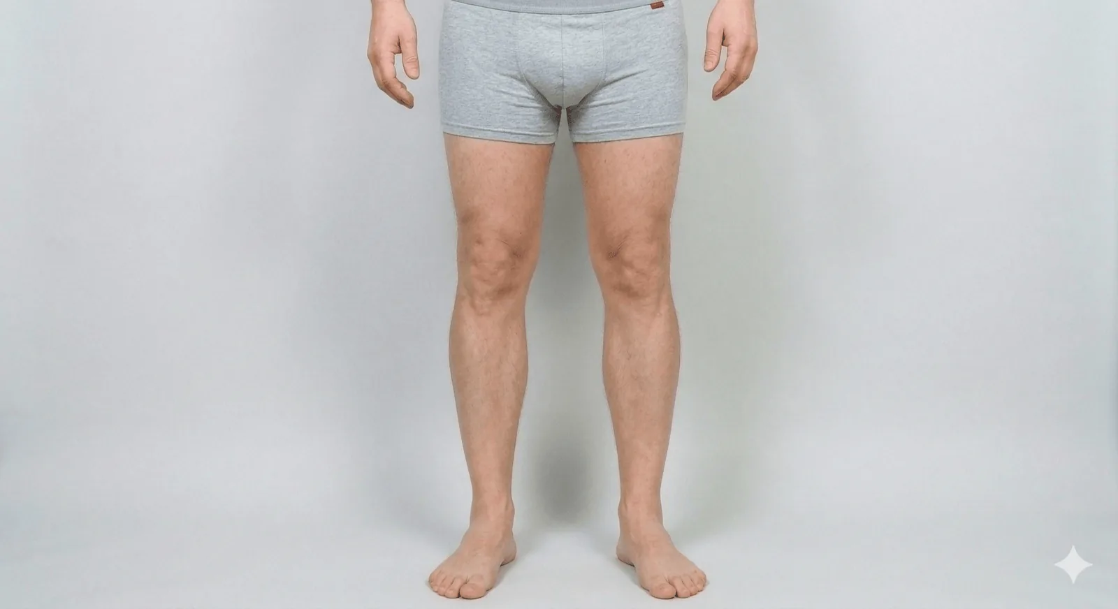 Legs, front view